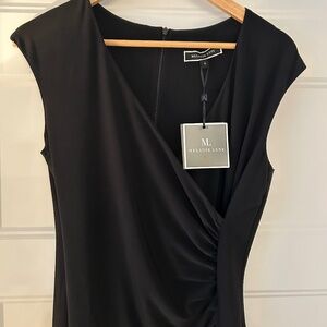 Melanie Lyne Little Black Dress -  New With Tags - Size 6 - Made in Canada